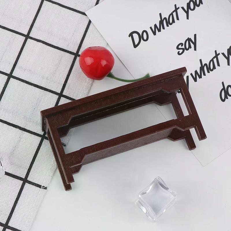 1/12 Dollhouse Miniature Retro Wooden Coffee Table Furniture Toys Accessories For Kids Creative Play