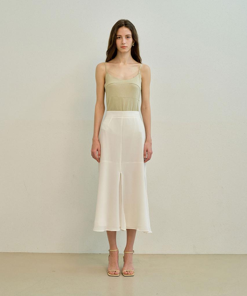 Meibeoyu Taro Skirt _ Ivory