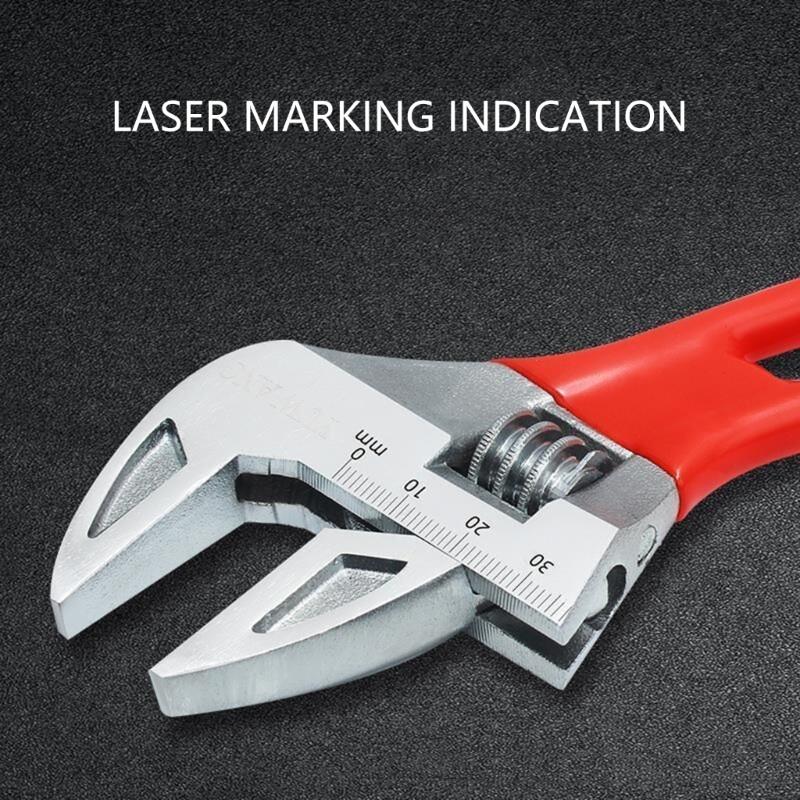 כלי נוח מתכוונן עם פתיחה רחבה 30 מ"מ לסת ידית עמידה בפני החלקה עיצוב נייד לתחזוקת אינסטלציה