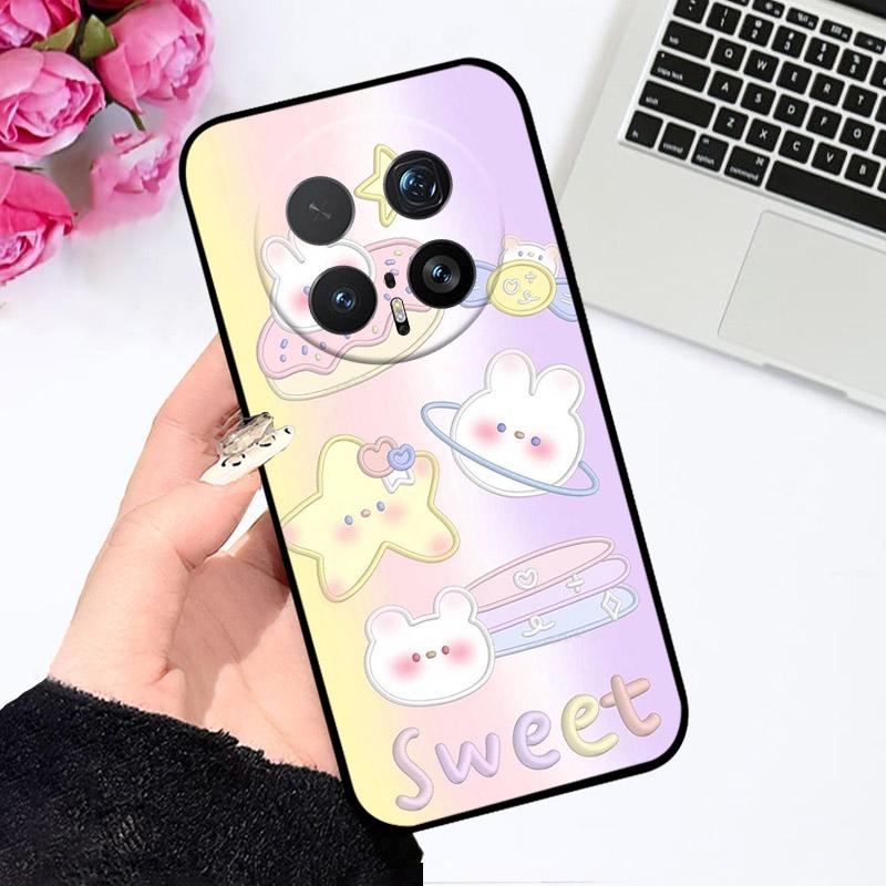 

Case For Honor Magic 8 Pro 8Pro Fashion Cute Cartoon Soft Silicone TPU Phone Cover For Magic8 Pro Shell Bumper BKQ-AN00 BKQ-AN10 Honor Magic8 Pro