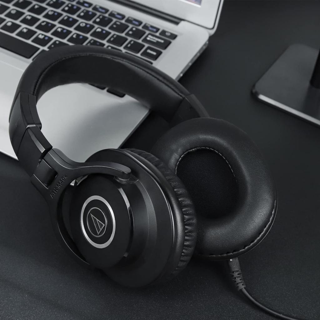 Krone Kalpasmo Pernițe pentru urechi Înlocuire pernuță pentru căști Husă pernă confortabilă din spumă cu memorie M50X Pernițe pentru urechi Audio-Technica