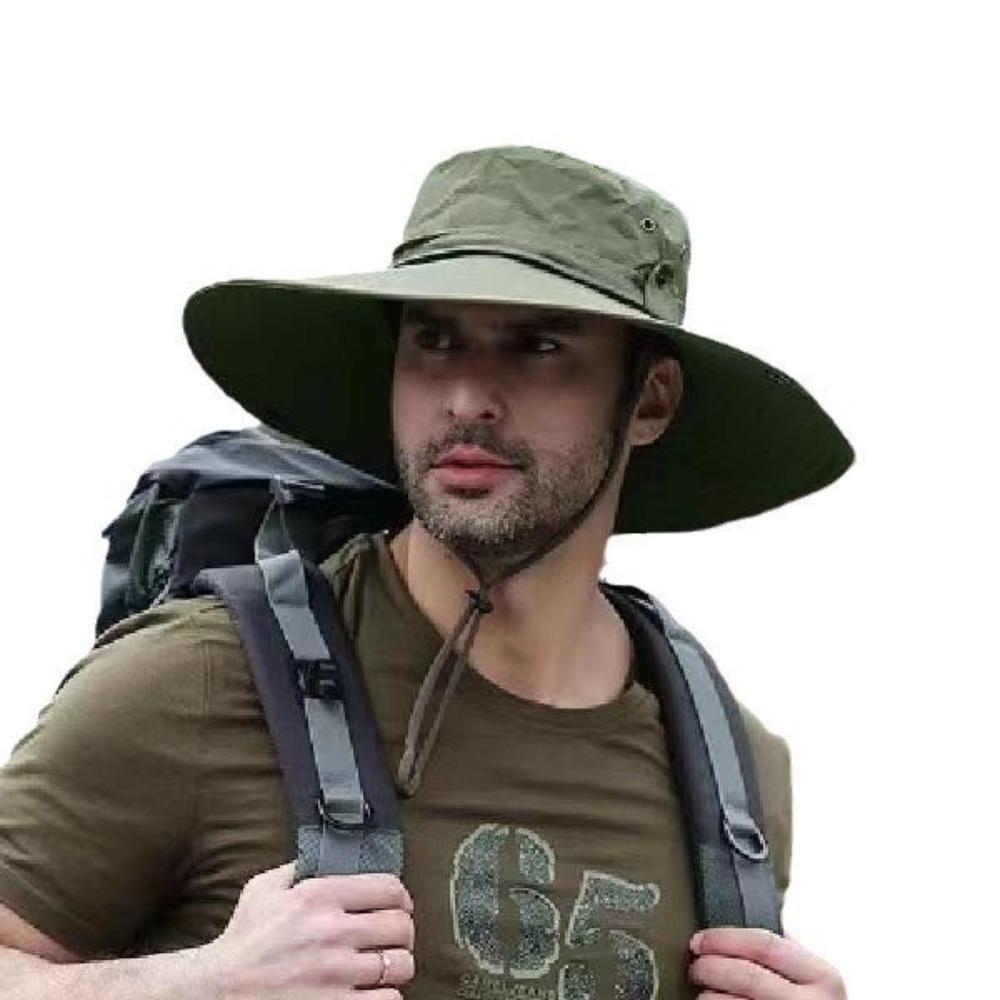 

12CM Large Brim Bucket Hat Anti-Sun Beach Hat Fashion Sunscreen Hat Outdoor Sports темно-синього кольору