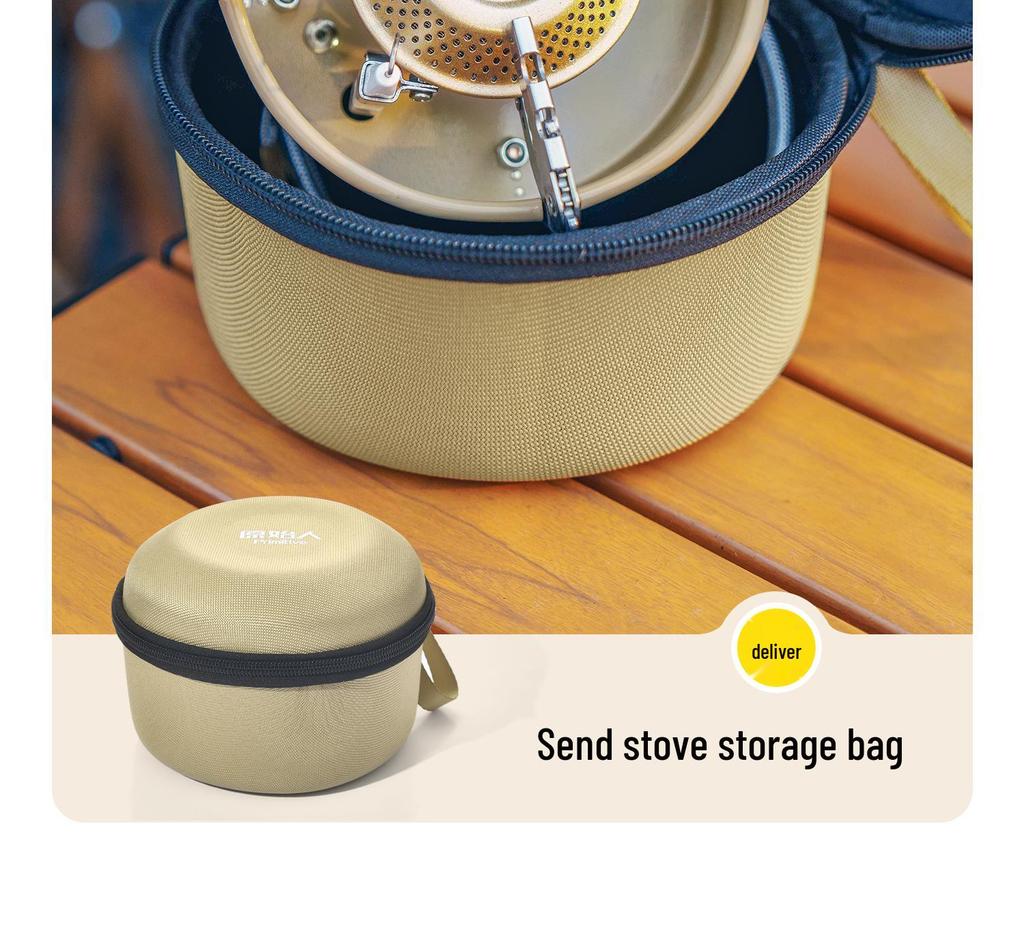 Portable Folding Gas Stove for Outdoor Camping, Tea Making & Boiling Water. Perfect for Camp Cookware.