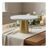 E Vassoio da Dessert Bianco Stile Nordico Alzata per Torta Design Elegante Espositore per Cupcake per