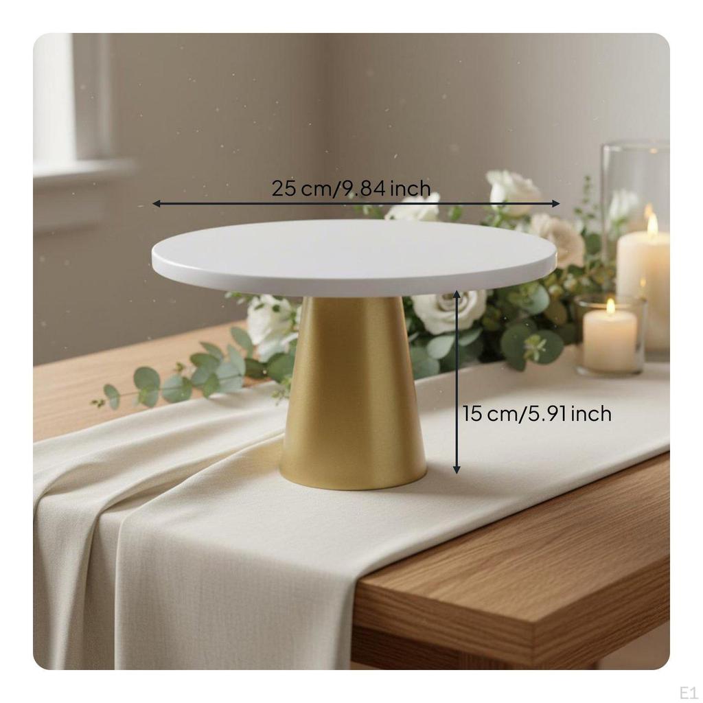 E Vassoio da Dessert Bianco Stile Nordico Alzata per Torta Design Elegante Espositore per Cupcake per