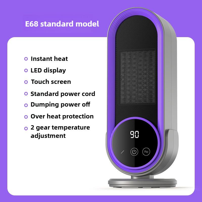 1200W Winter Home Office Desktop Heating Fan Ceramic PTC Heating Small Warm Air Blower High Power Electric Heater