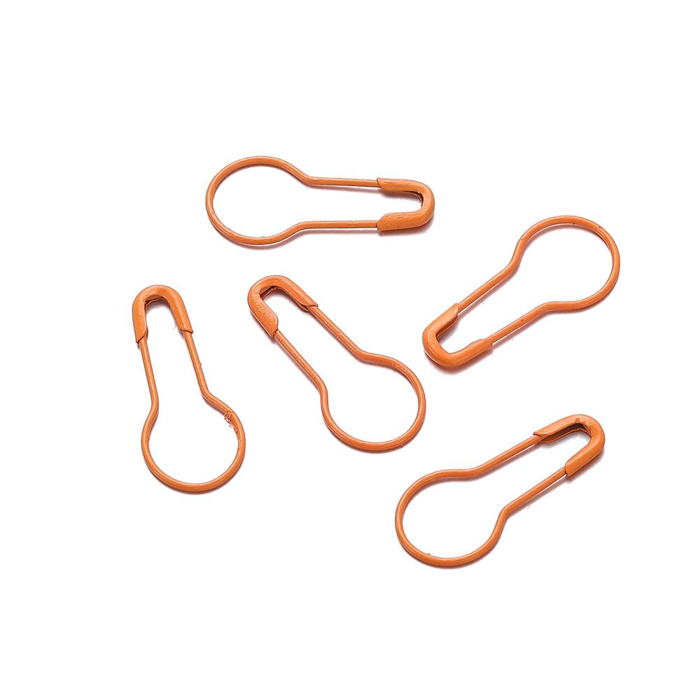 50/100pcs/Lot Colorful Gourd Shape Safety Pins Paper Clip DIY Sewing Tools Metal Needles Large Safety Pin Brooch Accessories