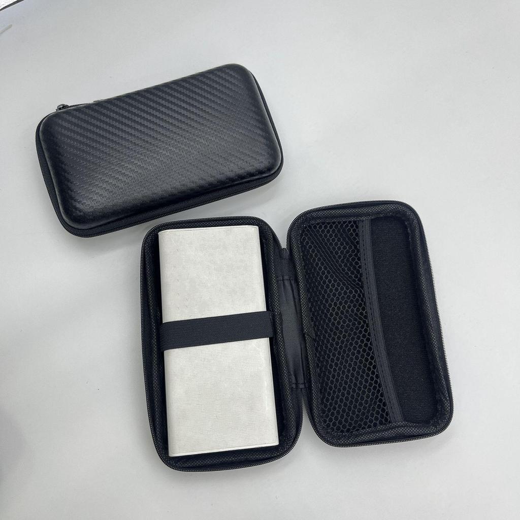 EVA Portable Hard Drive & Earphone Storage Bag with Multifunctional Cable and Tool Compartments