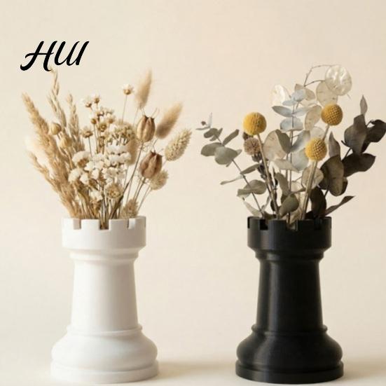Chess Piece Design Pen Holder Holder, Makeup Brush Organizer, Minimalist Desk Decor, Multifunctional Organizer for Pens Brushes Dried Flowers,