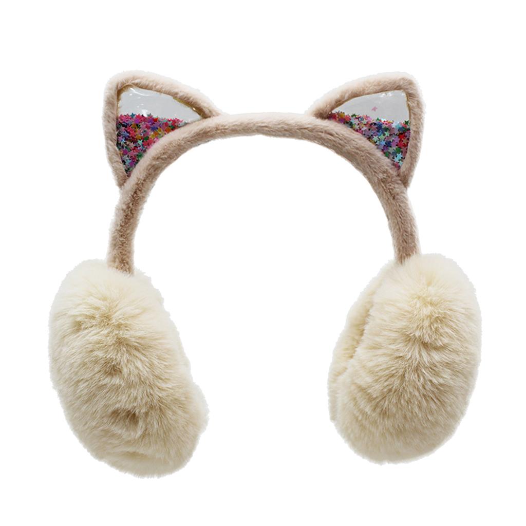 Plush EarMuffs for Women and Kids Ear Warmer Furry Headband for Winter Christmas New Year Gifts