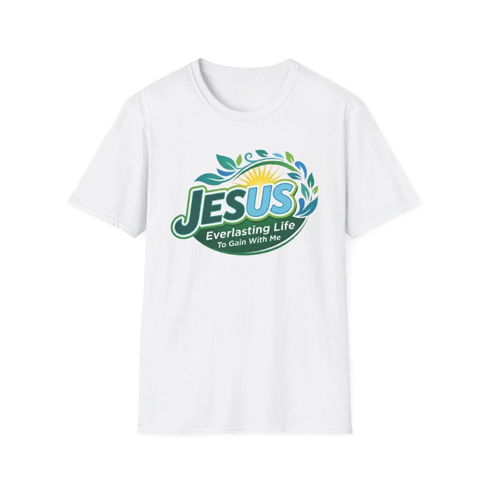 Jesus Everlasting Life T-Shirt | Christian Faith Gospel Tee M