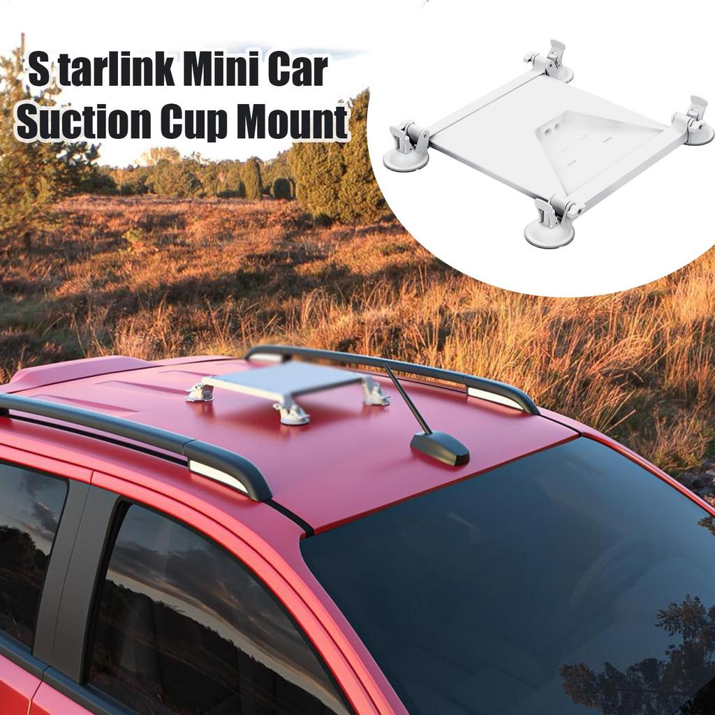 For For Starlink Mini Windshield Mount 360-Degree Adjustable Suction Cup Cradle Car Window Glass Tablet Holder For Laptop Phone