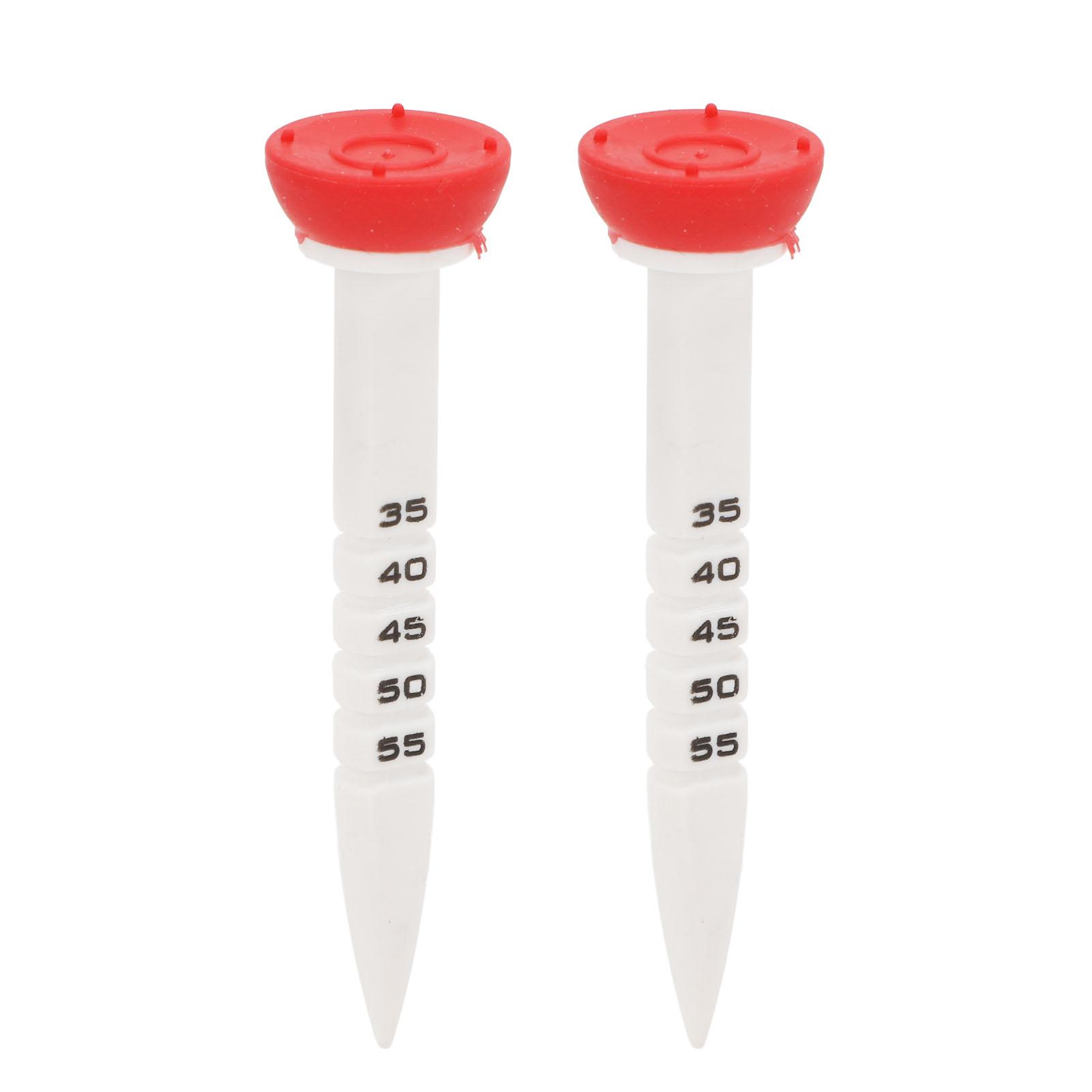 

2pcs Club Ball Tees Height Adjustable Reduce Friction Increase Distance and Keep Consistency