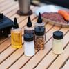 Seasoning Bottles Dispenser with Bag Transparent Leak-Proof Powder Spice Shaker