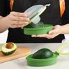 Reusable Avocado Storage Container Plastic Flip Top Fresh Fruit Keeper Box Rectangle Shape Food Saver Pod Dishwasher Safe