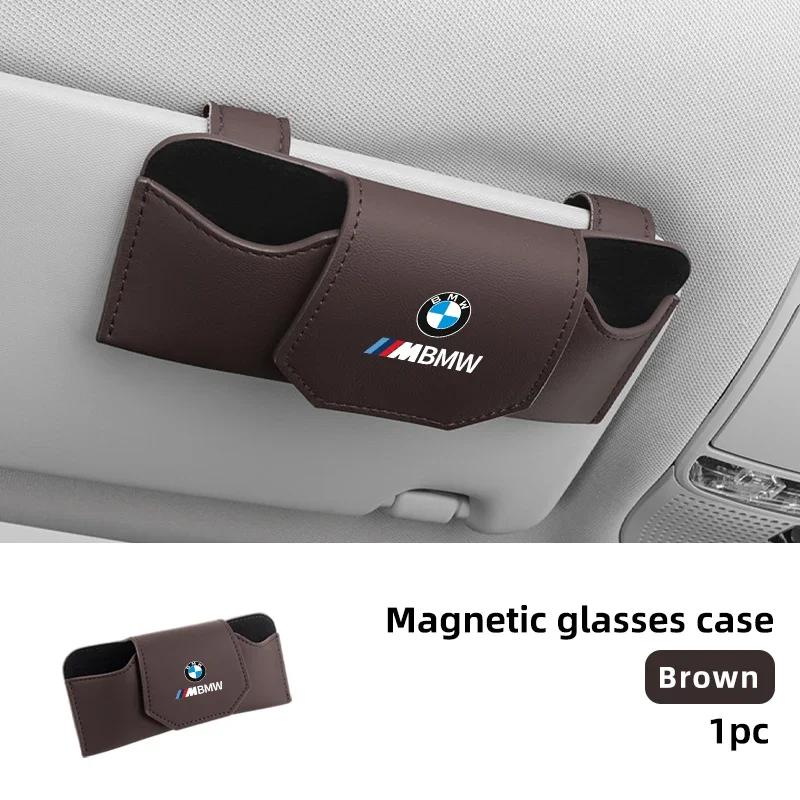 

New Car Sun Visor Glasses Box Sunglasses Organizer Clip Accessories For BMW E46 E90 E60 F10 E39 F30 E36 F20 E87 E90 E70 E91