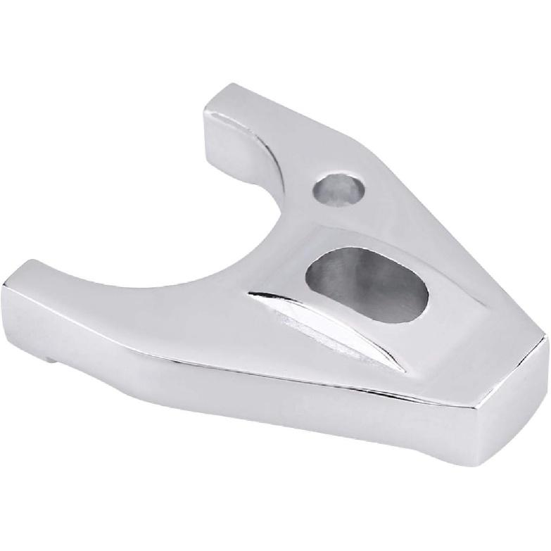 SBC Verteilerhalterung, Chrom Billet Aluminium Verteilerklemme Halterung mit Schraube für SBC BBC SB BB HEI Elektronisch