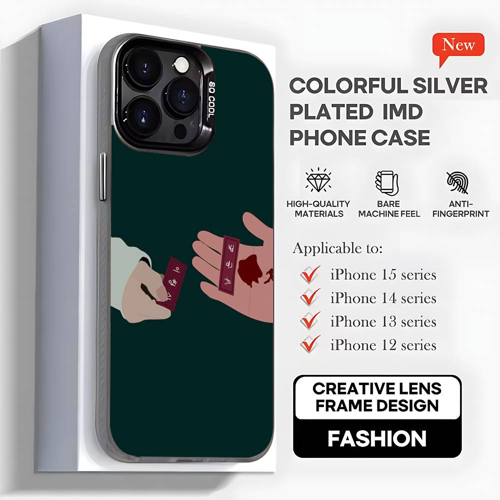

Weak Hero Korea Series Phone Case For iPhone 16,15,14,13,12,11,Mini,Pro,MAX,plus,Black Matte Shockproof Cover iPhone13mini