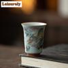 Ru Kiln Auspicious Dragon Teacup Aesthetic Tea Bowl Single Cups Tea-tasting Personal Cup Jianzhan Master Cups Chinese Tea Set