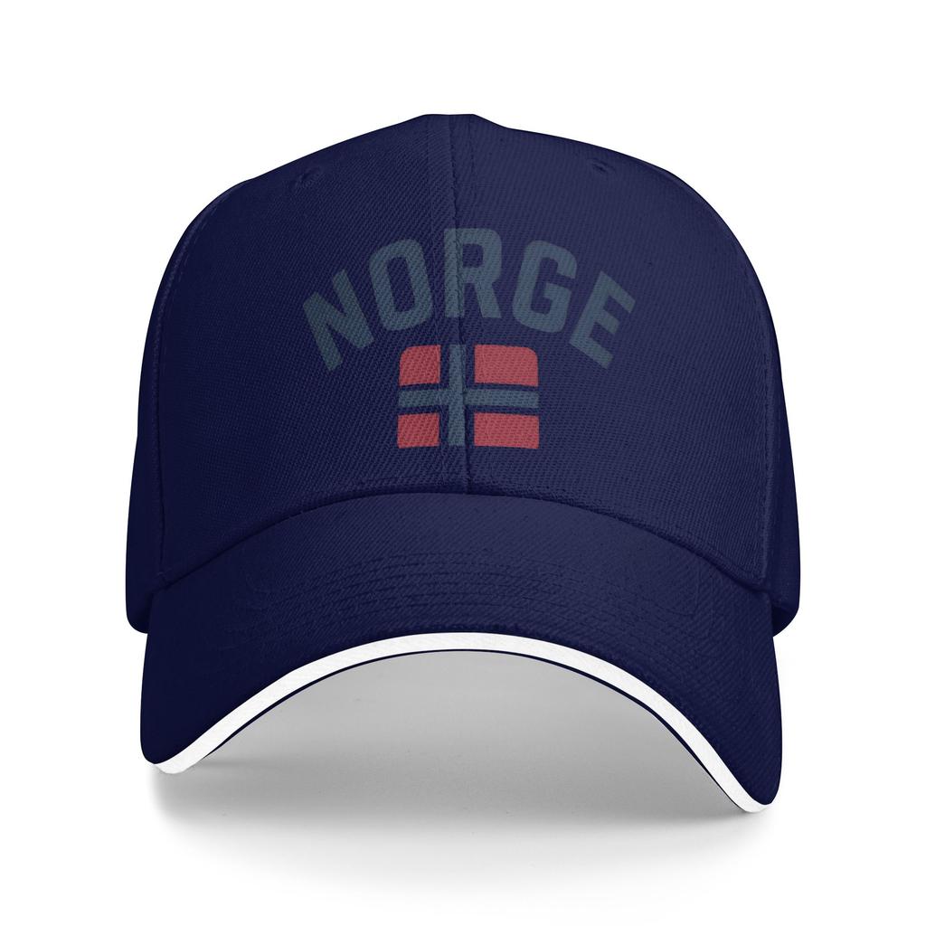 Norsko Norsko Nordický kříž Znak Baseballová čepice Dámská Unisex Truckerka Letní Přiléhavá Retro Běžecká Hippie Sluneční Clona Baseballové Čepice