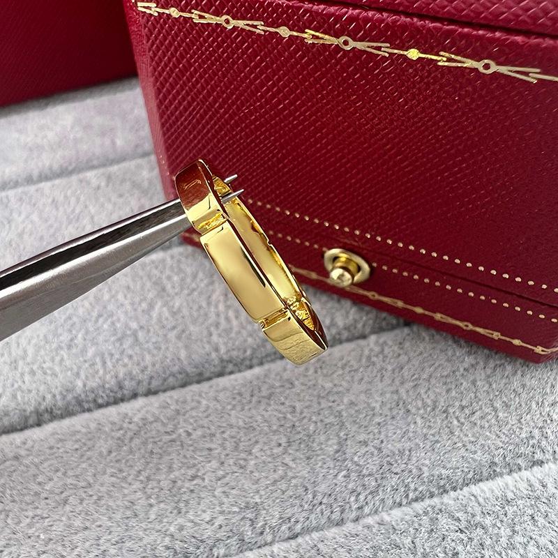 2025 Dreifarbiger Diamantbesetzter Minimalistischer Panther-Paar-Unisex-Ring