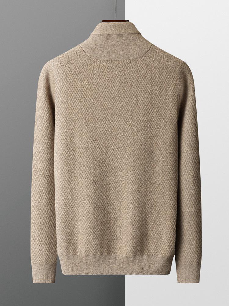Men's Loose Fit Thickened Cashmere Sweater - Autumn/Winter Warm Business Casual Knitwear