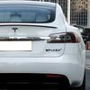 ABS 3D Space X Logo Badge Sticker For Tesla Model Y S 3 Model X Car Badge Fender Side Decal Emblem Trunk Auto Styling Accessorie