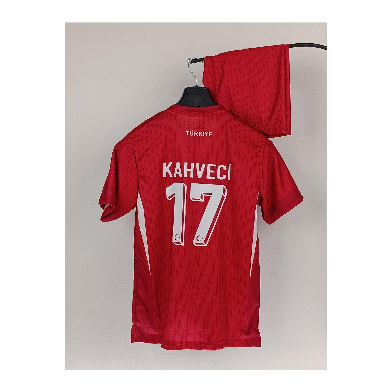 

Turkey Euro 2024 Irfan Can Kahveci Red Kids Jersey-shorts-socks-wristband 3-4 Yaş чистый