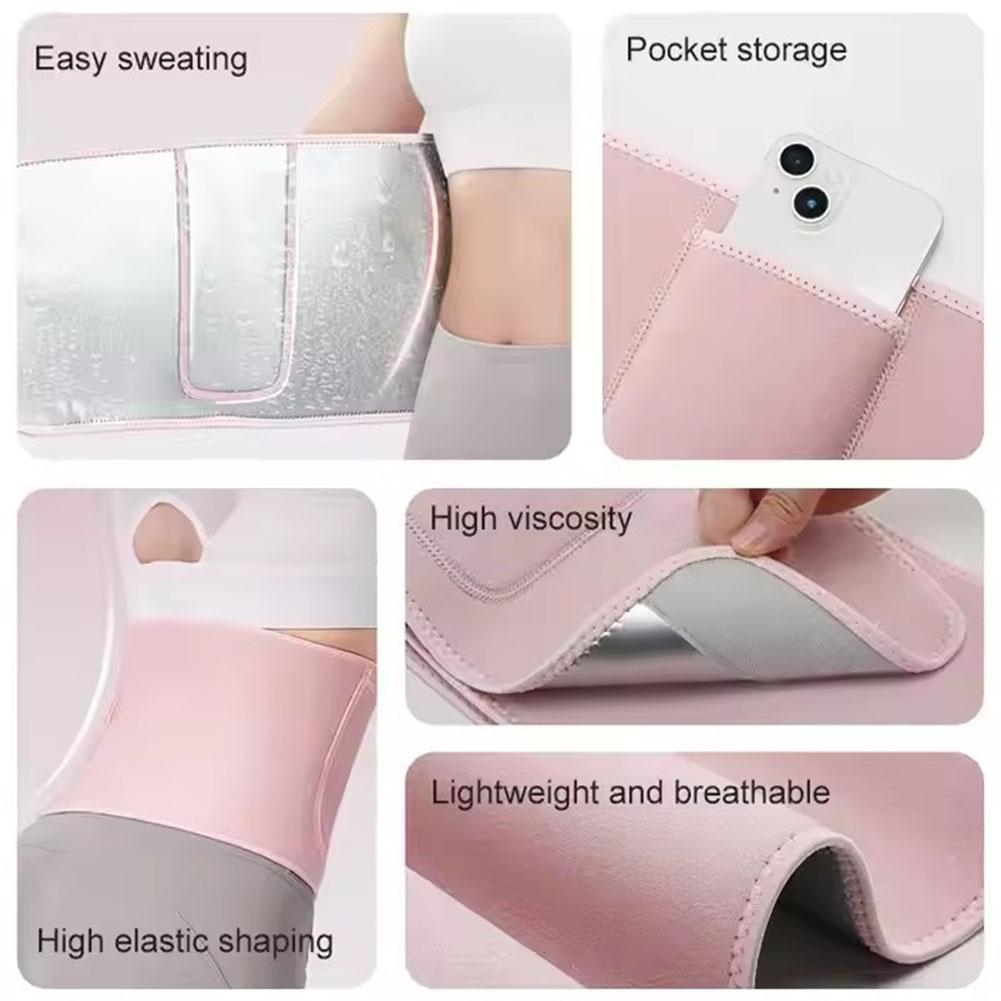 Sports Sweat Bundle Belt Running Fat Burning Yoga Waist Protection Sweat Burst Fitness Belt Waist Trainer