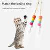 Interactive Hanging Simulation Cat Toy Teaser Wand Funny Self-Entertaining Kitten Play Tool Essential Cat Supplies