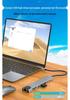 Type-C 8-in-1 USB 3.0 Hub with HDMI, RJ45 Ethernet, and TF/SD Card Reader