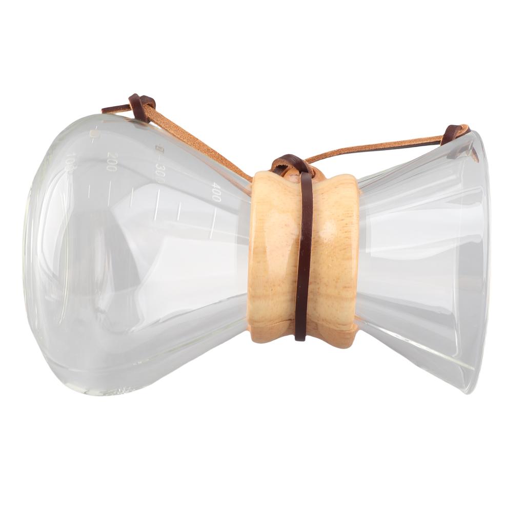 Kávovar 400ml Žáruvzdorné Sklo s Vysokým Obsahem Borosilikátu Pour Over Ručně Vařený Kávovar pro Domácnost