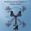 Universal Car Phone Mount With 360 Rotation ABS For Rearview Mirror Installation And Multiple Angles Adjustment