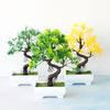 Garden Arrangement Room Decoration Plastic Plants Bonsai Small Tree Pot Fake Plant Potted  Yard Room Garden Decoration Outdoor