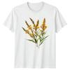 Yellow Flowers Nature Floral Mens T-Shirt Womens Tee Watercolor Graphic Unisex