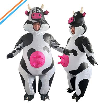 Îmbrăcăminte de vacă Cosplay Festival Transfrontalier Petrecere Îmbrăcăminte amuzantă Nou Bobo Cow Îmbrăcăminte gonflabilă