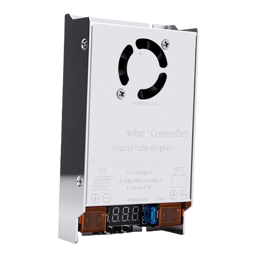 MPPT Solar Boost Controller with Smart Cooling 450W LED Display Solar Controller for 24V 36V 48V 60V 72V 96V Battery
