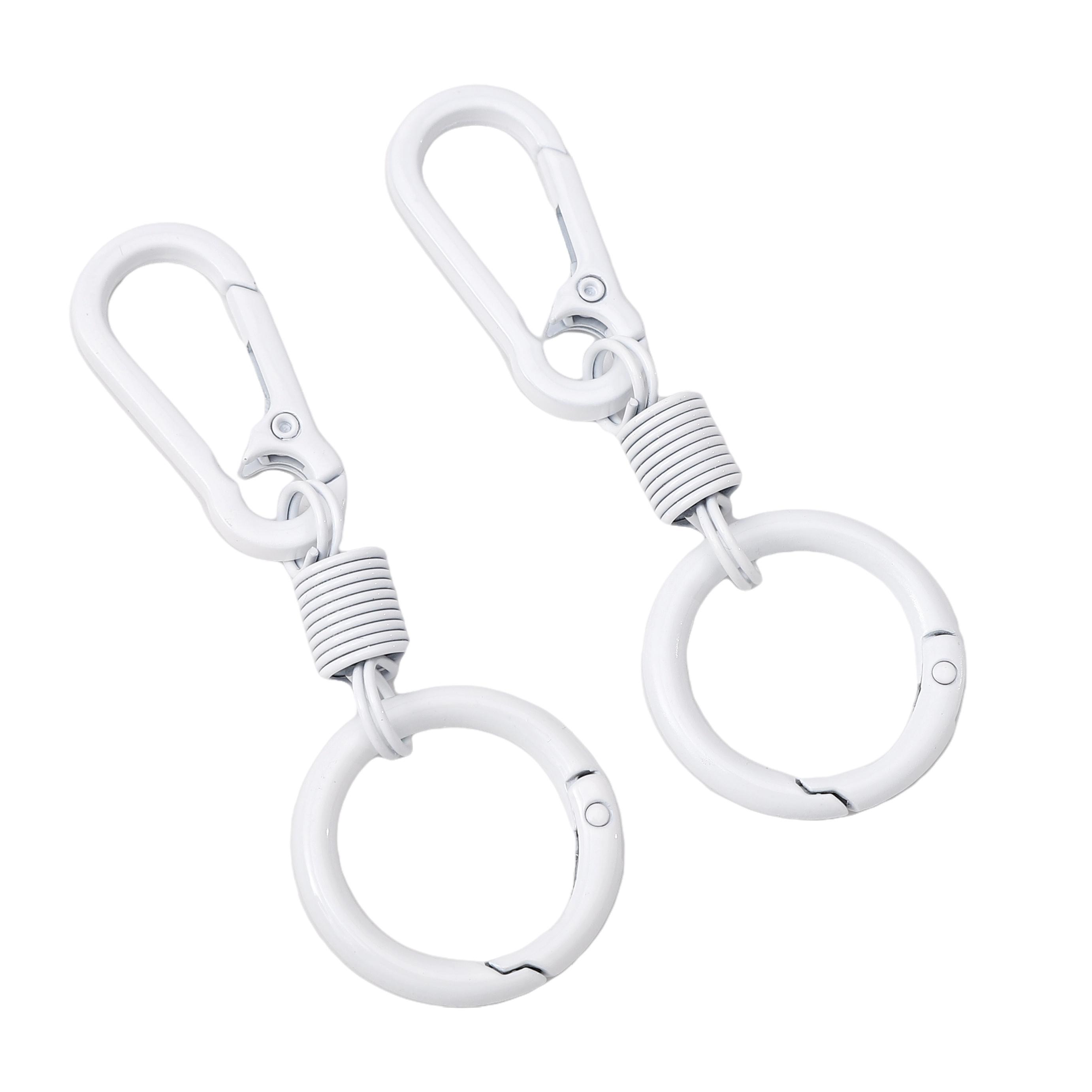 

Alloy Keychain Pendant Set Key Chain For DIY Keys Wallets Decorations белый