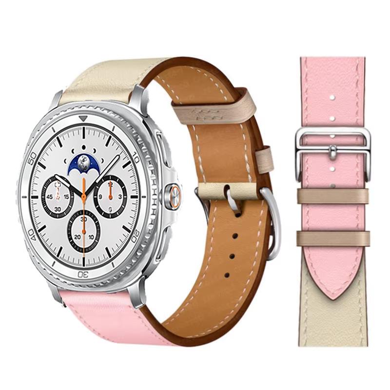 Band for Samsung Galaxy Watch 8/8 Classic/Ultra 2026 47mm 44mm 40mm 46mm Leather Wrist Belt Correa Bracelet Galaxy watch 8 Strap