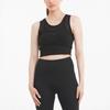 PUMA Short Fitted Yoga Running Training Fitness Sports Vest Women Tops Black 520223-01