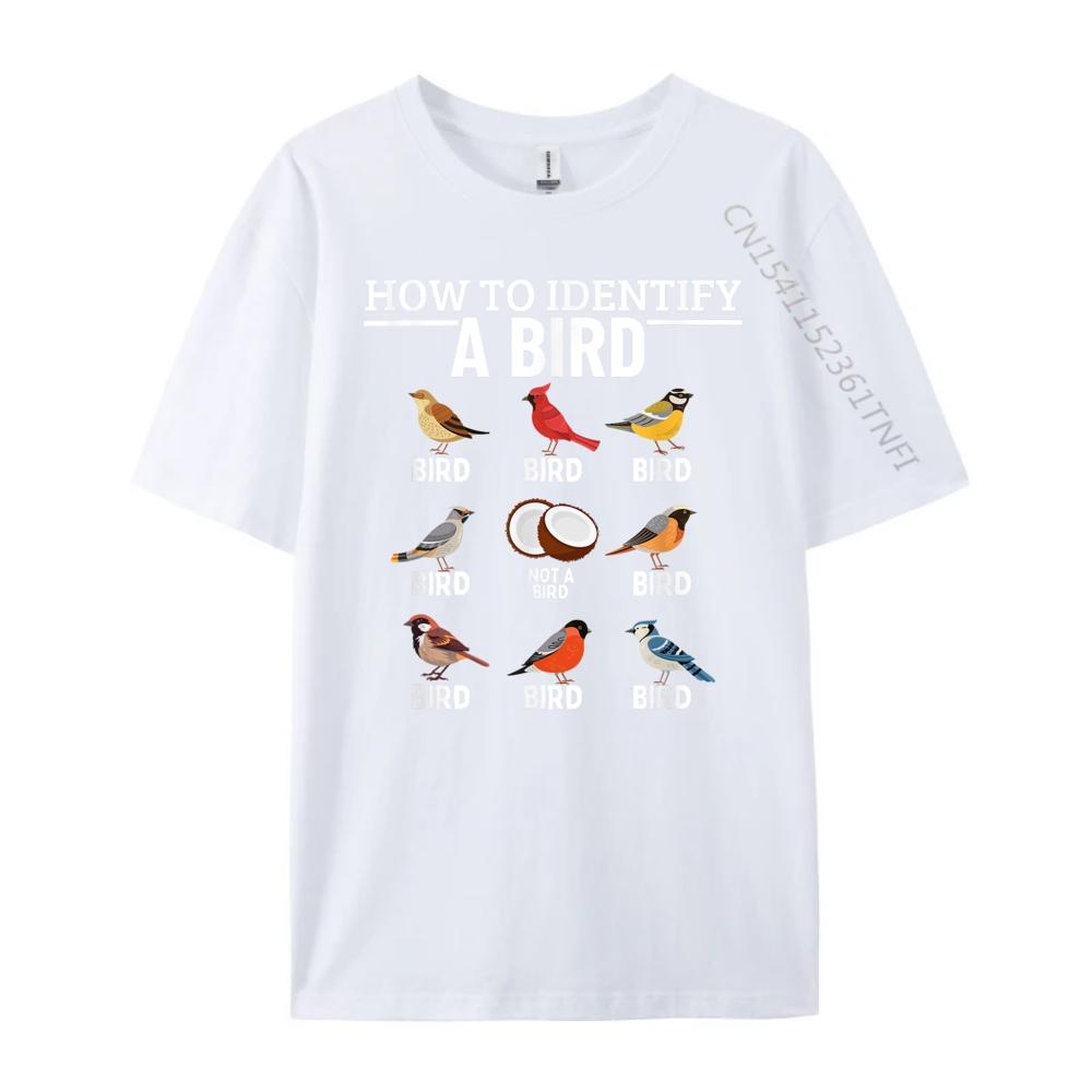 How To Identify A Bird Funny Bird Watching Brand T Shirt TShirt Tee Shirt  Hip Hop