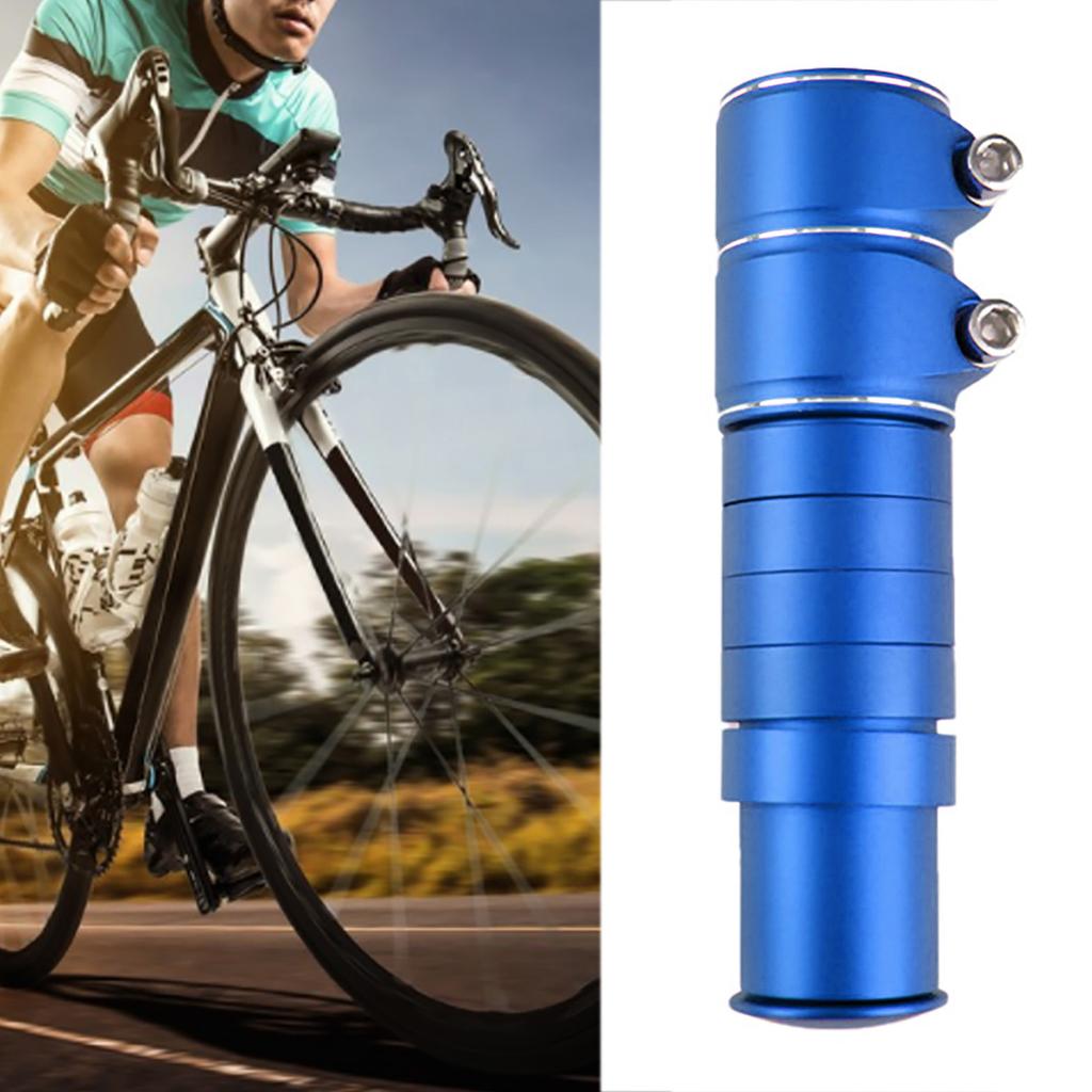 Bike Stem Riser Handlebar Extender Bicycle Fork Stem for Road Bike Mountain Bike Aluminium Alloy Head Up Adapter 13cm