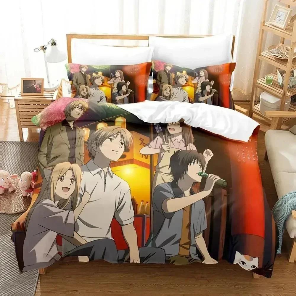 New Natsume's Book of Friends Bedding Set Single Twin Full Queen King Size Bed Set Adult Kid Bedroom Duvet cover Sets  Bed