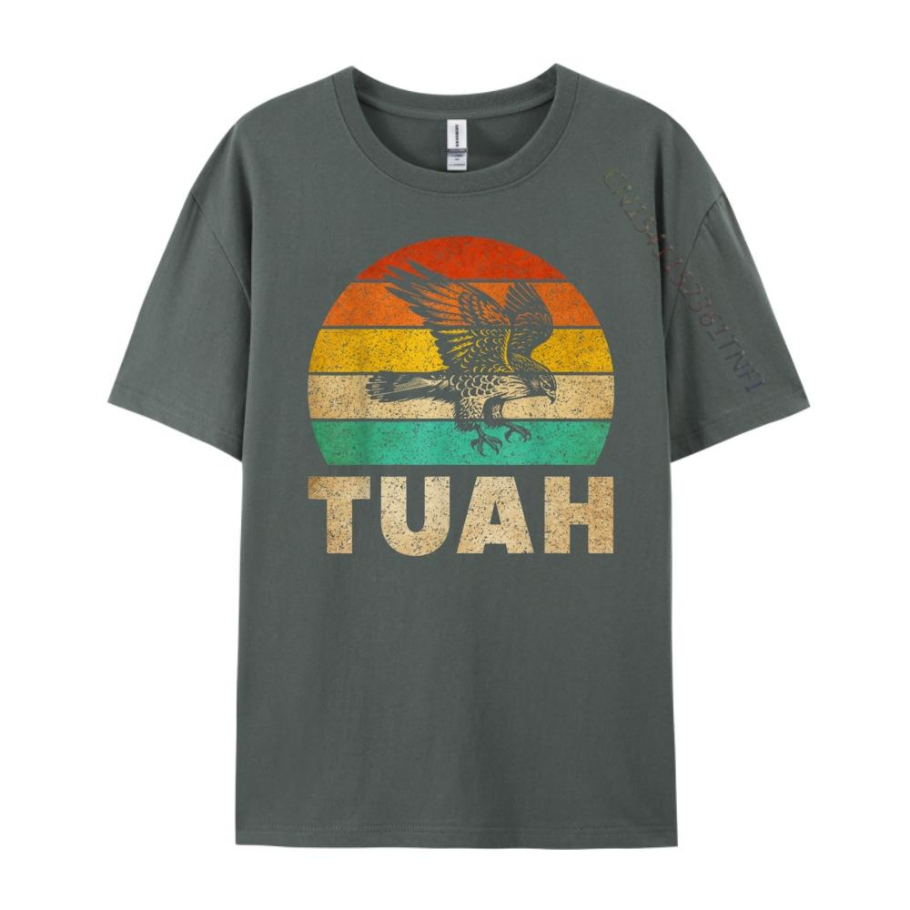 Vintage Hawk Tuah Hilarious Joke Adult Humor Gag Meme Funny Cotton Graphic Tees Cotton Comfort Sale Printed