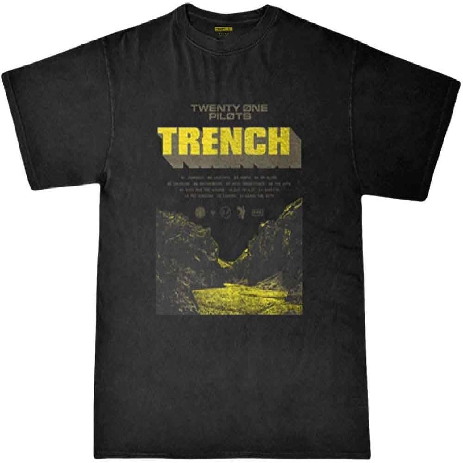 Twenty One Pilots Trench Cliff Официальная футболка Мужская Унисекс S чёрный