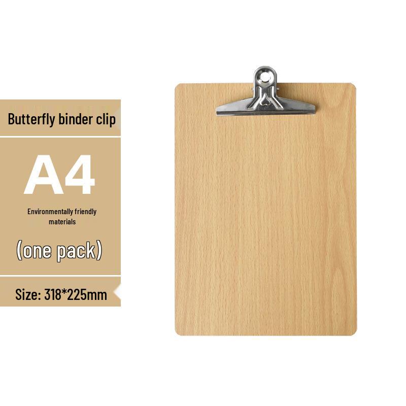 Set di 5 Cartelline A4 con Portapenne, Blocco da Scrittura A5, Cartellina in Legno A3 e Porta Menu