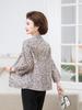 2026 Pure Cotton Loose Mid-Sleeve Shirt for Middle-Aged & Elderly Women