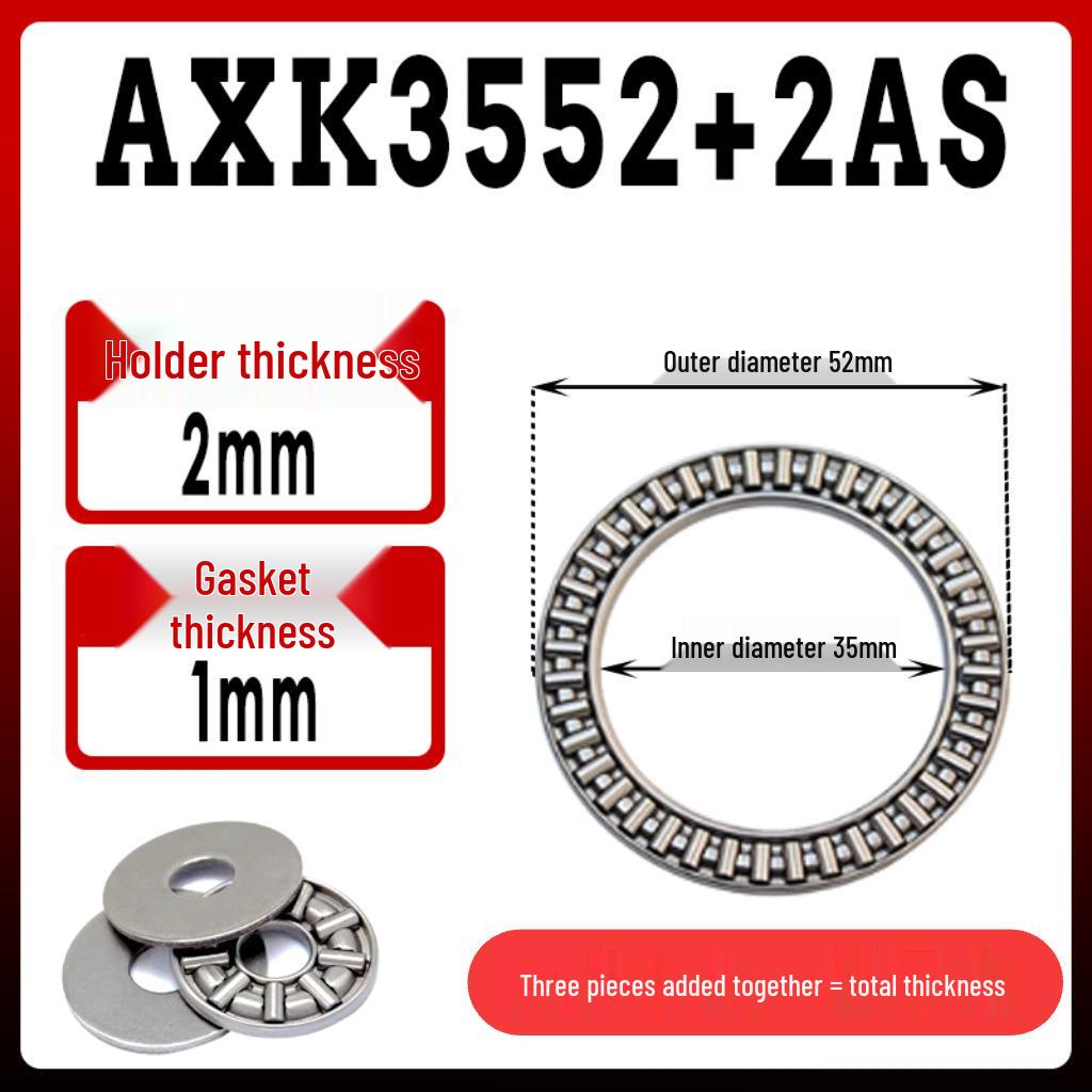 AXK Axial-Nadellager (Identifikation: 5-50 mm, Flach)