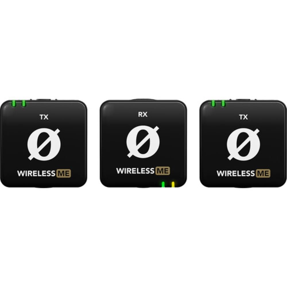 RODE Microphones Wireless Me Dual Wireless Microphone System, Black