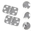 2x Marine Hinges Door DIY Parts 2.76inchx1.63inch Folding Replacement Hardware for Window RV